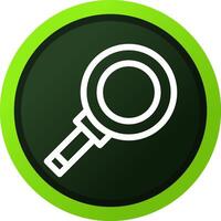 Magnifying Creative Icon Design vector
