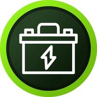 Battery Creative Icon Design vector