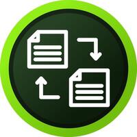 File Transfer Creative Icon Design vector