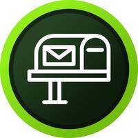 Mail Box Creative Icon Design vector