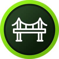 Bridge Creative Icon Design vector