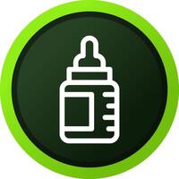 Feeding Bottle Creative Icon Design vector