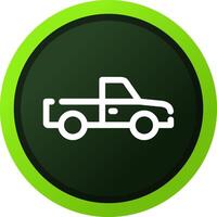 Pickup Truck Creative Icon Design vector