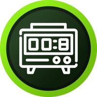 Digital Stopwatch Creative Icon Design vector