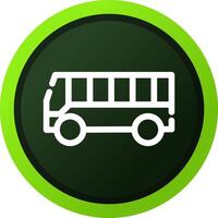 Bus Creative Icon Design vector