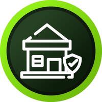 Home Insurance Creative Icon Design vector