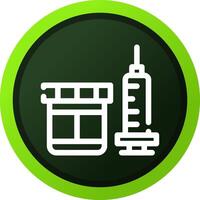 Vaccine Creative Icon Design vector