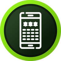 Pin Code Creative Icon Design vector