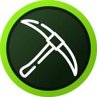 Pickaxe Creative Icon Design vector