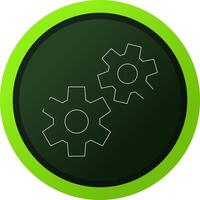 Cogwheels Creative Icon Design vector