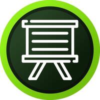 White Board Creative Icon Design vector