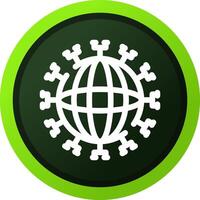 Global Network Creative Icon Design vector