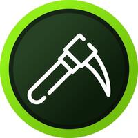 Pickaxe Creative Icon Design vector