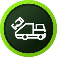 Garbage Truck Creative Icon Design vector