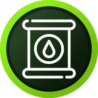 Waste Oil Creative Icon Design vector