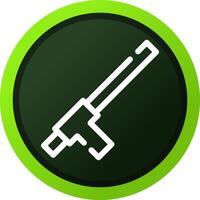 Tonfa Creative Icon Design vector