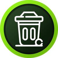 Dustbin Creative Icon Design vector