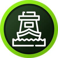 Ship Creative Icon Design vector