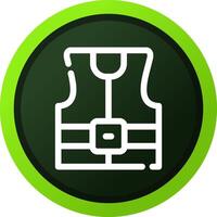 Lifejacket Creative Icon Design vector