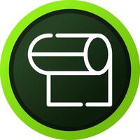 Tissue Roll Creative Icon Design vector