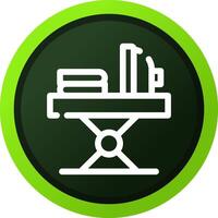 Iron Table Creative Icon Design vector