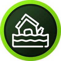 Flood Creative Icon Design vector