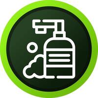 Shampoo Creative Icon Design vector