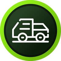 Garbage Truck Creative Icon Design vector