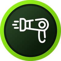 Hairdryer Creative Icon Design vector