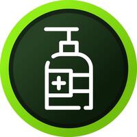 Hydroalcoholic Gel Creative Icon Design vector