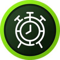 Alarm Clock Creative Icon Design vector