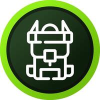 Backpack Creative Icon Design vector