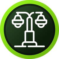 Street Lamp Creative Icon Design vector