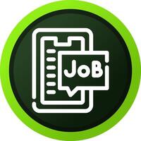 Job Search Creative Icon Design vector