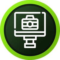 Lcd Camera Creative Icon Design vector