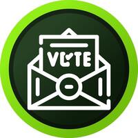 votar diseño de icono creativo vector