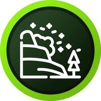 Avalanche Creative Icon Design vector