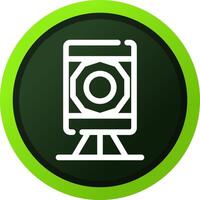 Theodolite Creative Icon Design vector