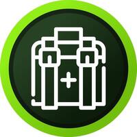 First Aid Kit Creative Icon Design vector