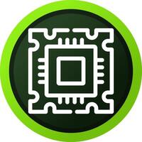 diseño de icono creativo del procesador vector