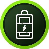 Charging Battery Creative Icon Design vector