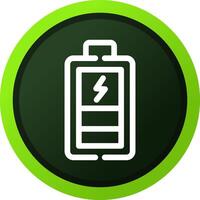 Charging Battery Creative Icon Design vector