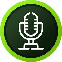 Microphone Creative Icon Design vector