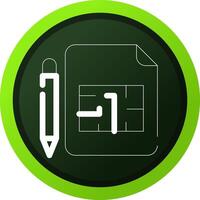 Blueprint Creative Icon Design vector