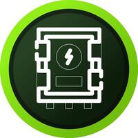 diseño de icono creativo de panel eléctrico vector