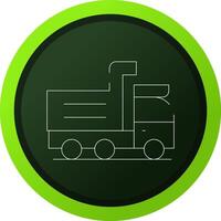 Dump Truck Creative Icon Design vector