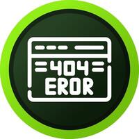 404 Error Creative Icon Design vector