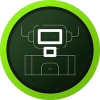 Industrial Robot Creative Icon Design vector