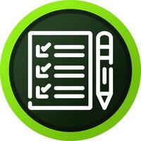 Exam Creative Icon Design vector