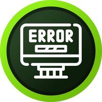 Error Creative Icon Design vector